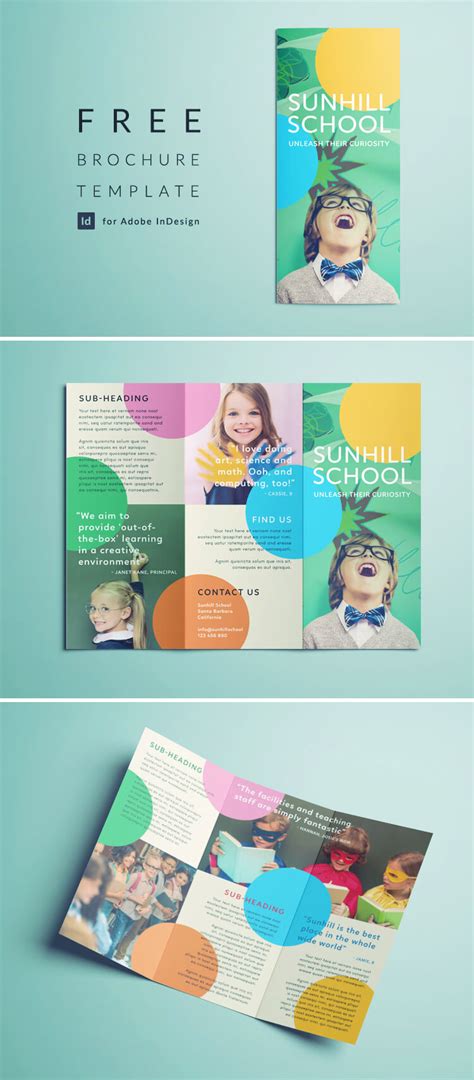 Free Brochure Templates For Students Free Printable Templates