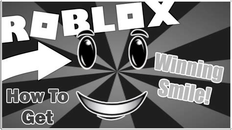 Free Item How To Get The Winning Smile Face Roblox Youtube