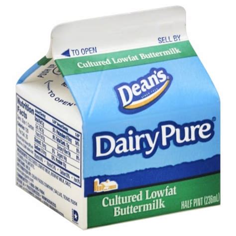 Deans Dairy Pure Cultured Lowfat Buttermilk 8 Fl Oz Frys Food Stores