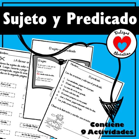 An Activity Book With Spanish Words And Pictures On The Page Which