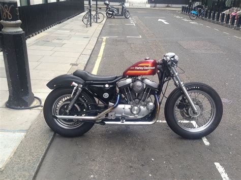 Cafe racer tail section for sportster models. Harley Davidson Sportster 1200 Cafe Racer. Amf. 883.