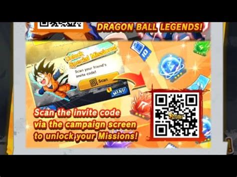 Dragon ball z legends qr codes. Dragon ball Legends beginner/friend missions code - YouTube