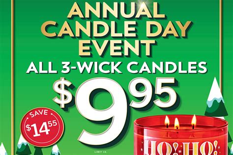 Bath And Body Works Candle Day Event Is Back And Will Last All Weekend In Stores With All 3 Wick