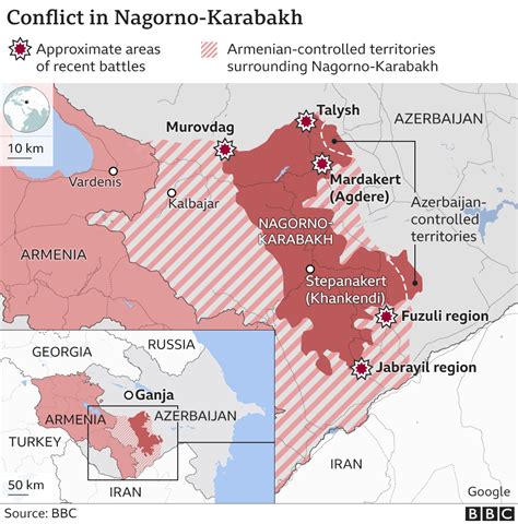 In Pictures Fighting Rages In Nagorno Karabakh Conflict Bbc News