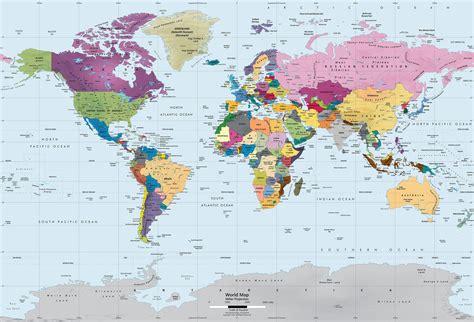 Physical Map Of World World Physical Map Printable World Map Physical