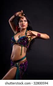 Attractive Exotic Bellydancer Tribal Costume Zills Stock Photo Shutterstock