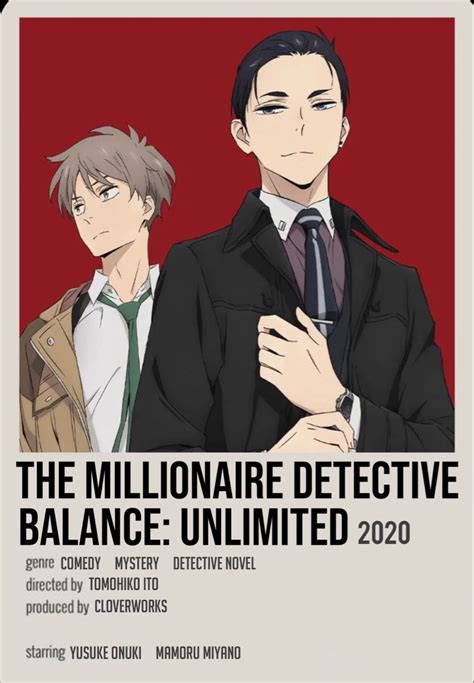 The Millionaire Detective Balance Unlimited In 2021 Anime Canvas