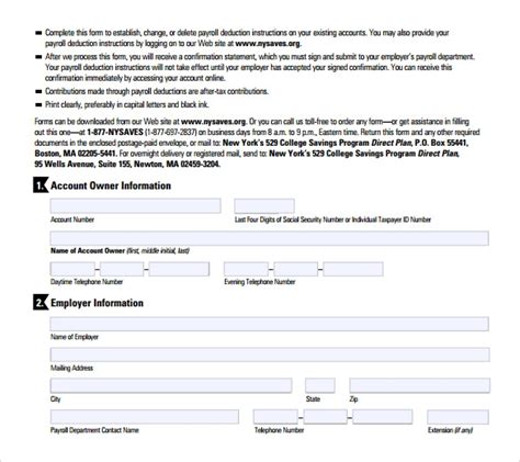 Free Sample Payroll Deduction Forms In Pdf Ms Word