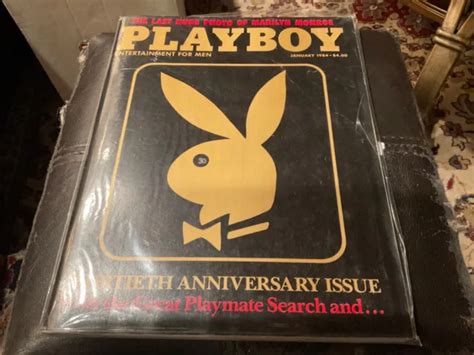 Playboy Magazine January Last Nude Marilyn Monroe Th Anniv