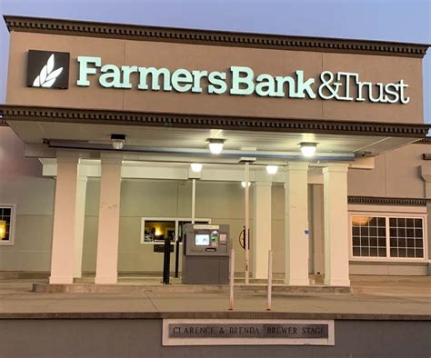 Farmers Bank And Trust Trimless Channel Letter Signs