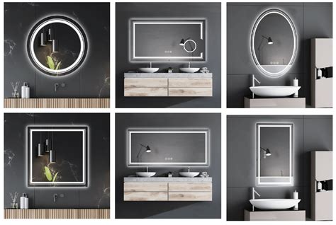 Wisfor Xmr C28 968 Us Extra Large Rectangular Frameless Defog Dimmable Wall Led Bathroom Vanity