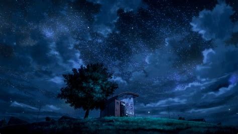 Anime Scenery At Night Wallpaper Anime Scenery Anime Scenery