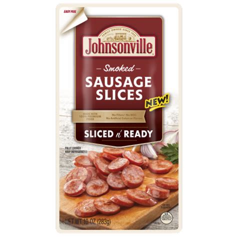 Johnsonville Smoked Sausage Slices 10 Oz City Market