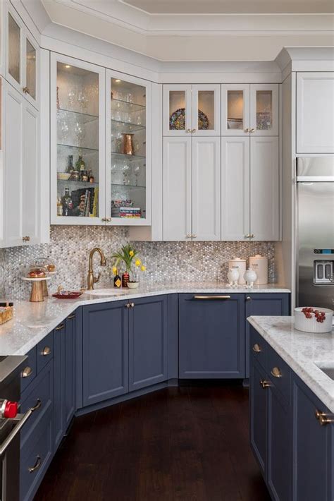 25 Stylish And Inspiring Blue And White Kitchens Digsdigs