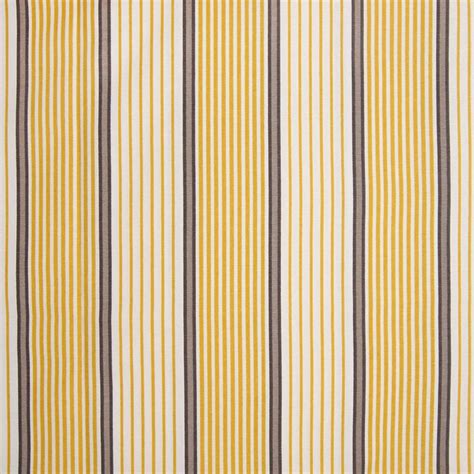Yolk Yellow Stripe Cotton Upholstery Fabric By The Yard G0660