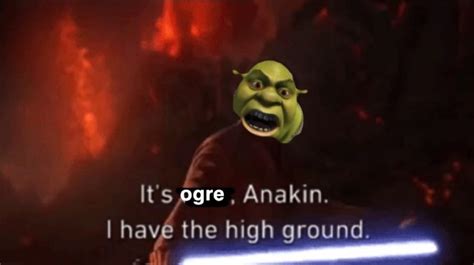 Therapist Dont Worry Jedi Shrek Isnt Real He Cant Hurt You Jedi