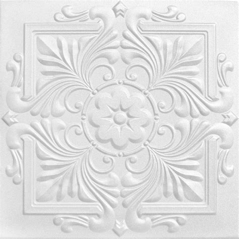 Certain types of paint surfaces will melt styrofoam. Victorian - Styrofoam Ceiling Tile - 20"x20" - #R14 ...