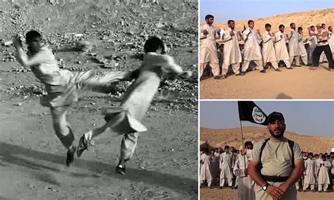 Isis Releases New Video Featuring 100 Recruits At Training Camp In Iraq Daily Mail Online