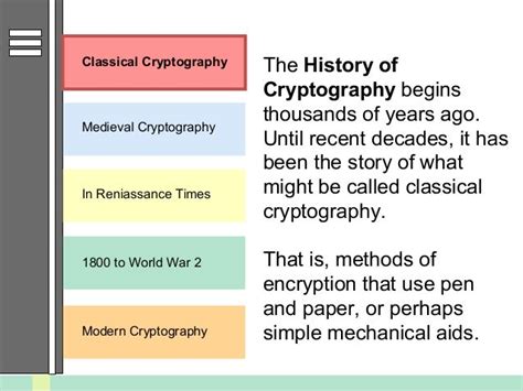 History Of Cryptography