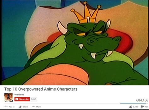Top 10 Overpowered Anime Characters Watchmojo Know Your Meme