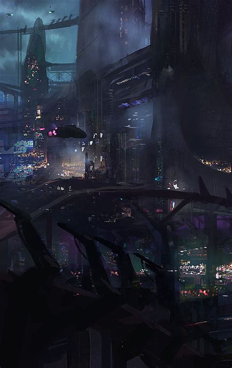 Prey 2 Cityscape By James Paick Valhallan Nebula Cyberpunk City
