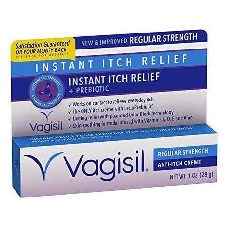 Vagisil Regular Strength Moisturizing Anti Itch Cream Oz Pack Walmart Com