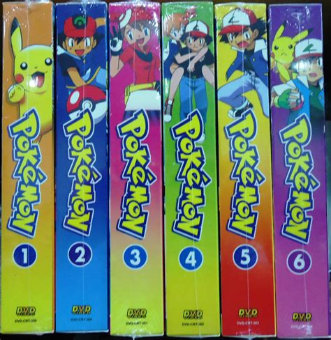 Dvd Anime Pokemon Season 1 5 Vol1 275end Indigo Johto Master Quest