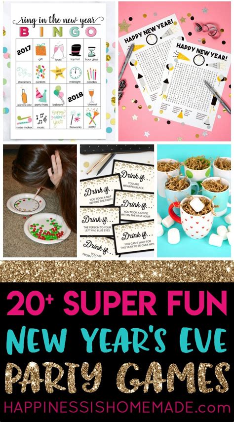 20 Fun New Years Eve Games Happiness Is Homemade Free Printable