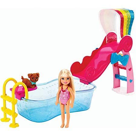 Amazon Barbie Chelsea Pool Water Fun Toys Games Barbie Club