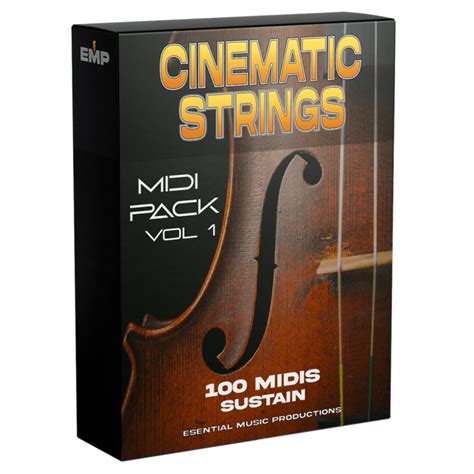 Cinematic Strings Midi Pack Vol 1 Sustain Esential Music Productions