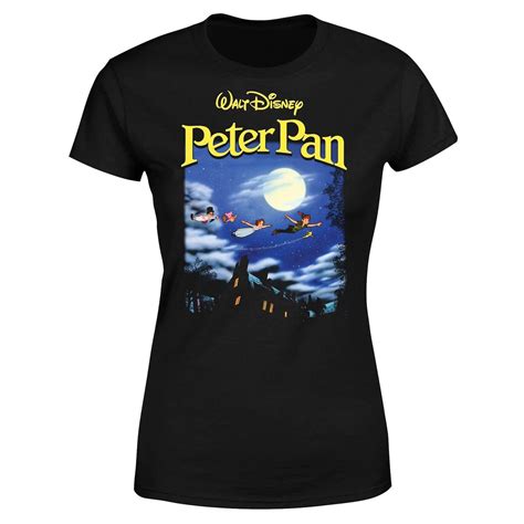Disney Cotton Peter Pan Cover T Shirt In Black Lyst
