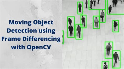 Moving Object Detection Using Opencv Here Opencv Library Computer Hot