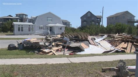 Hatteras Island Continues Cleanup Process After Hurricane Dorian Tore