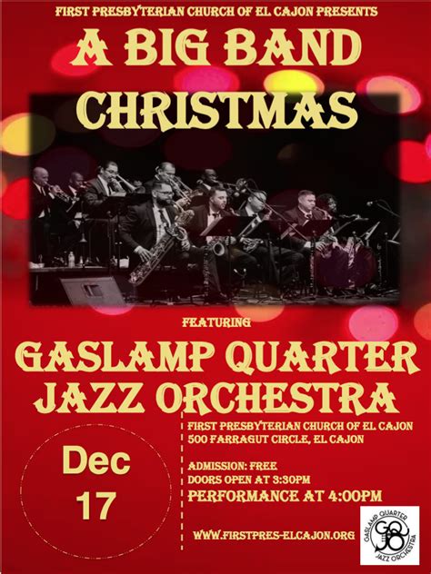 Rude employees and rude customers. Gaslamp Quarter Jazz Orchestra: A Big Band Christmas ...