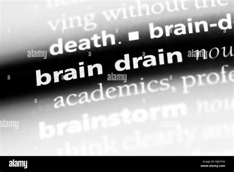 Brain Drain Black And White Stock Photos And Images Alamy