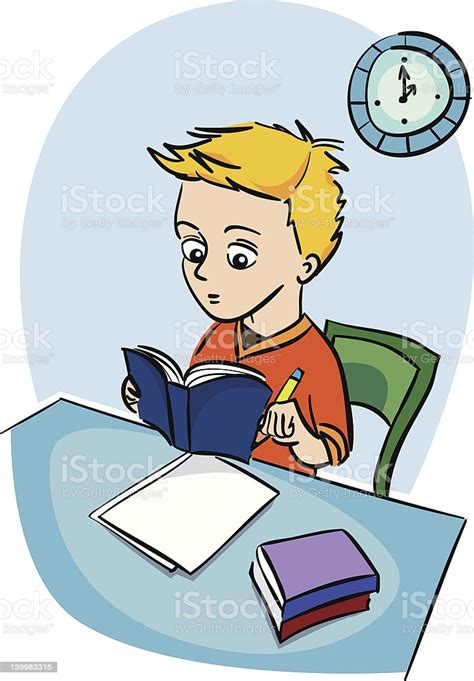 Ver a los niños estudiando parece un milagro, siendo que ellos siempre encuentran algo con que imagen de niño animado estudiando. Ilustración de Niño Estudiando y más Vectores Libres de ...