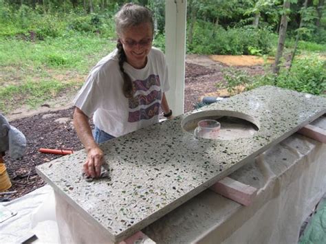 The countertop contains 75 pounds of recycled blue. BrainRight - Middle Bath Countertop | Glass countertops ...