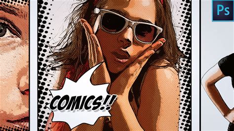 How To Make A Comic Book Cartoon Effect From A Photo Photoshop