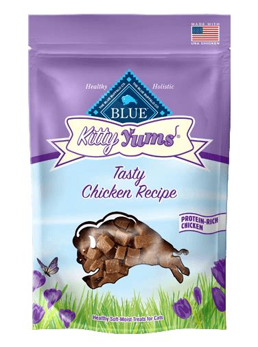 Learning what's in packaged cat treats can be a bit of a puzzle. BLUE Kitty Yums® Cat Treats Tasty Chicken Recipe | Blue ...