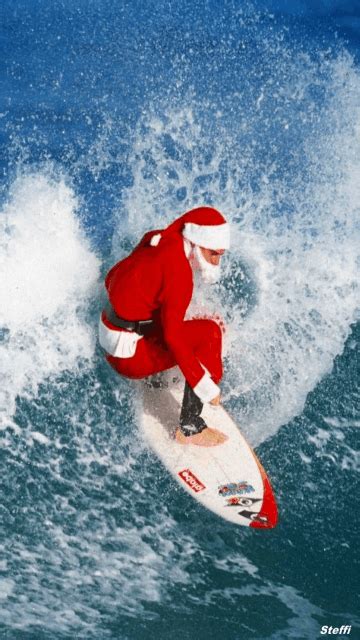 Xmas graphics,winter christmas graphics,christmas trees,aussie xmas, santa, elves, snowmen. Hang 10 Santa! Merry Christmas & Happy New Year ..Mele ...