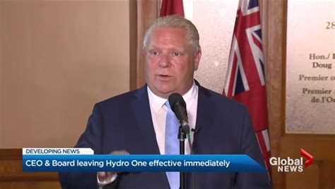 Ontario Appoints New Hydro One Board Of Directors After En Masse Resignation Globalnewsca