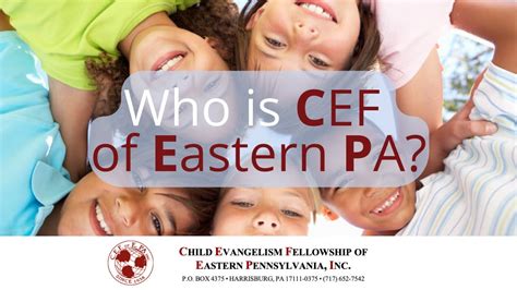 We Are Child Evangelism Fellowship Of Eastern Pa Inc Youtube