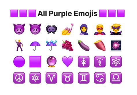 Purple Emojis Explained Meanings Ready To Use Assets