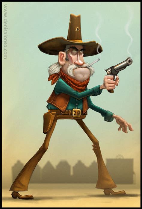 Old Cowboy~denisalonso.deviantart.com (With images) | Cartoon