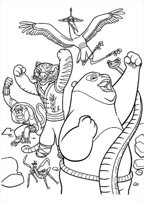 Kung Fu Panda 2 Coloring Pages | Panda coloring pages, Coloring books