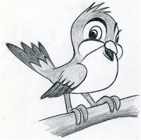 Learn To Draw Cartoon Bird Very Simple In Few Easy Steps