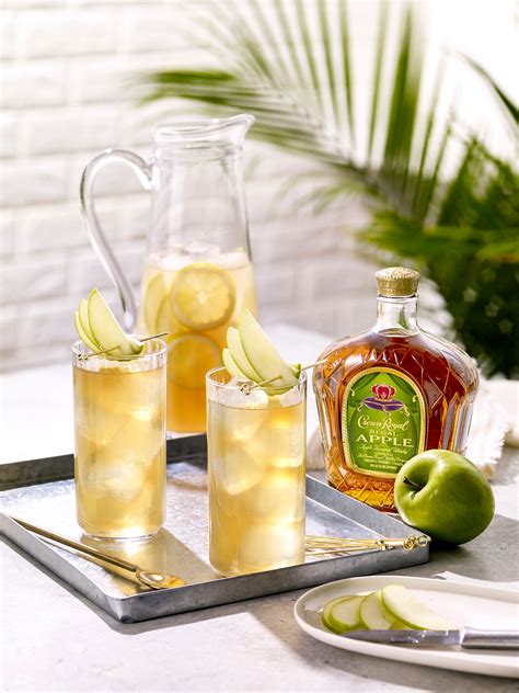 This smooth crown royal apple cocktail is the perfect sipper on a crisp fall day. Crown Royal Apple Lemonade | Apple Whisky Cocktails ...