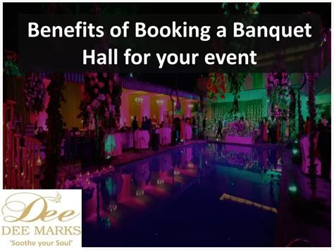 Ppt Benefits Of Booking A Banquet Hall For Your Event Powerpoint