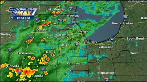 Chicago Weather Radar Heavy Rain Storms Possible Wednesday
