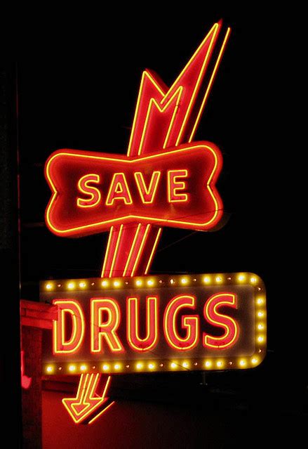 Neon Drug Store Sign Flickr Photo Sharing